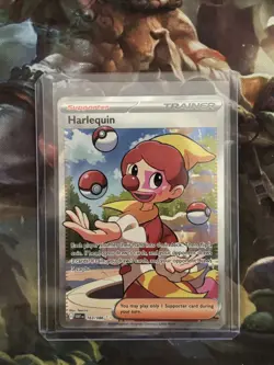Harlequin #163/086 White Flare English Ultra Rare Pokemon Card - Image 1