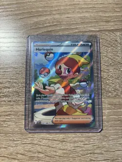 Harlequin #163/086 White Flare English Ultra Rare Pokemon Card - Image 1