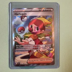 Harlequin #163/086 White Flare English Ultra Rare Pokemon Card - Image 1