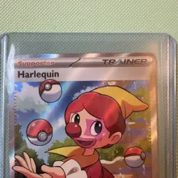 Harlequin #163/086 White Flare English Ultra Rare Pokemon Card - Image 2