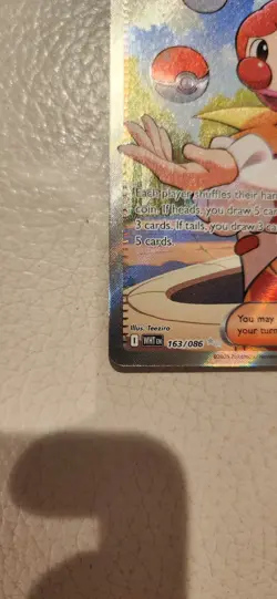Harlequin #163/086 White Flare English Ultra Rare Pokemon Card - Image 4