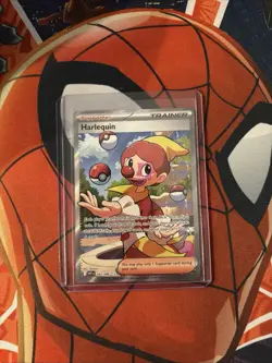 Harlequin #163/086 White Flare English Ultra Rare Pokemon Card - Image 1