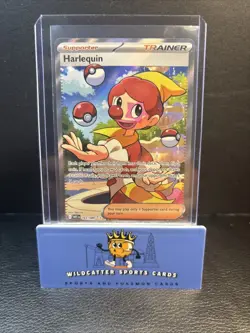 Harlequin #163/086 White Flare English Ultra Rare Pokemon Card - Image 1