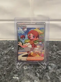 Harlequin #163/086 White Flare English Ultra Rare Pokemon Card - Image 1
