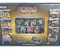 YU-GI-OH TCG 25TH QUARTER CENTURY 1ST EDITION HOLIDAY GIFT BOX *FACTORY SEALED* - Image 1