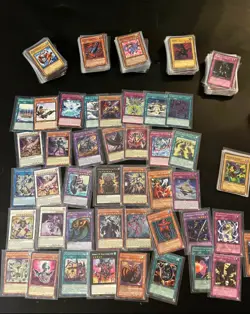 Yu-Gi-Oh Card Lot Of 300 With 40 + Holo/short Prints - Image 1