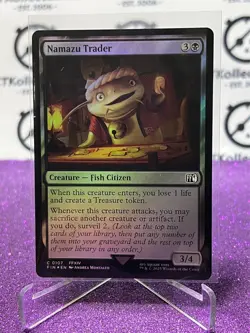 2025 MFG FINAL FANTASY NAMAZU TRADER # C 0107 COMMON CREATURE FOIL CARD - Image 1
