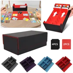 Card Deck Storage Box Durable Sturdy Carrying Trading MTG Cards Organizer Case - Image 1