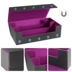 Leather Magnetic Commander Trading Card Deck Box Card Storage Box ForMTG CCG TCG - Image 3