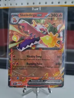 Skeledirge ex SVP 034 Black Star Promo Scarlet And Violet Pokemon Card VGC - Image 1