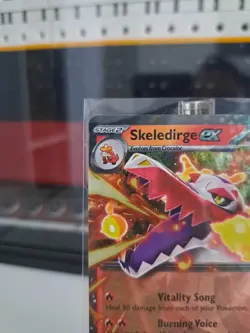 Skeledirge ex SVP 034 Black Star Promo Scarlet And Violet Pokemon Card VGC - Image 2