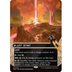 Blast Zone (02) (borderless) X4 M/NM MTG Edge Of Eternities: Stellar Sights - Image 1