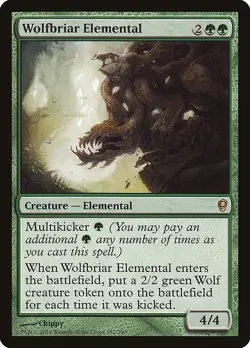 MTG Wolfbriar Elemental - Conspiracy [Excellent] - Image 1