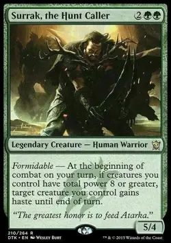 MTG Surrak, the Hunt Caller - Dragons of Tarkir [ Excellent ] - Image 1