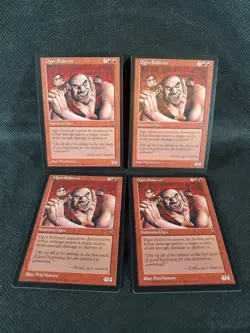 4x MTG Ogre Enforcer Visions NM Playset Magic The Gathering MTG TCG See Pics - Image 1