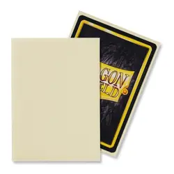 Dragon Shield 100 Standard Deck Protector Sleeves Matte Ivory AT-11017 Magic MTG - Image 2