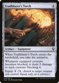 [MTG] Trailblazer's Torch (Foil) (340) (CLB) NM - Image 1