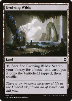[MTG] Evolving Wilds (Foil) (352) (CLB) NM - Image 1