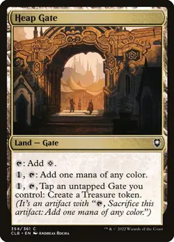 [MTG] Heap Gate (Foil) (354) (CLB) NM - Image 1