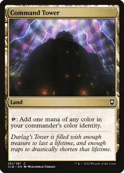 [MTG] Command Tower (Foil) (351) (CLB) NM - Image 1