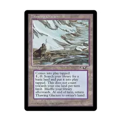 WOTC MtG Alliances Thawing Glaciers (R2) EX - Image 1