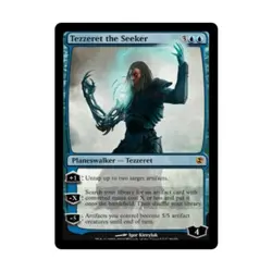 WOTC MtG Elspeth vs. Tezzeret Tezzeret the Seeker (MR) (Foil) EX - Image 1