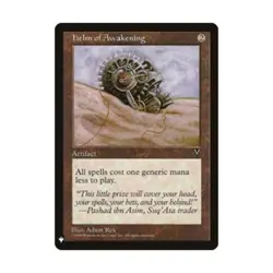 WOTC MtG The List Helm of Awakening (U) NM - Image 1