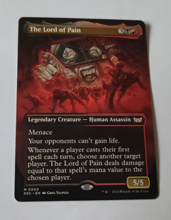 MtG The Lord of Pain (DSC-0003) Mythic Rare Full Art English MINT - Image 1