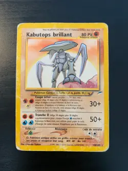 Carte Pokemon : Kabutops Brillant 108/105 Neo Destiny Edition 2 Francaise - Image 1