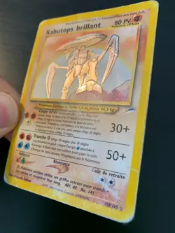 Carte Pokemon : Kabutops Brillant 108/105 Neo Destiny Edition 2 Francaise - Image 4