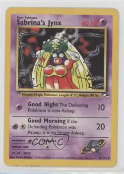Sabrina's Jynx Pokemon Gym Heroes #59 2000 10cj - Image 1