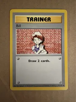 Pokemon - Base Set Shadowless - Bill 91/102 - Common NM - Image 1