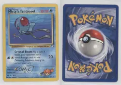 Misty's Tentacool Pokemon Gym Heroes #57 2000 z6b - Image 3