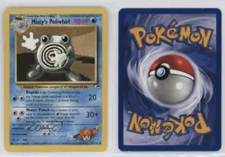 Misty's Poliwhirl Pokemon Gym Heroes #53 2000 0p5r - Image 3