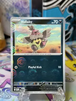 Vullaby 063/086 Reverse Holo Poke Ball Pattern Pokemon White Flare Black Bolt - Image 1