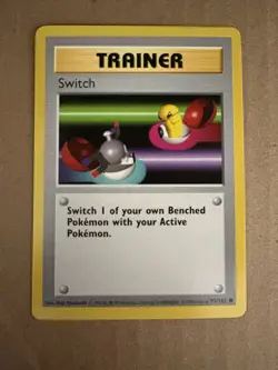 Pokemon - Base Set Shadowless - Switch 95/102 - Common NM - Image 1