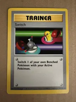 Pokemon - Base Set Shadowless - Switch 95/102 - Common NM - Image 1