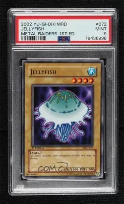 Jellyfish 1st Ed. YuGiOh Metal Raiders PSA 9 MINT 2002 16f0 - Image 1