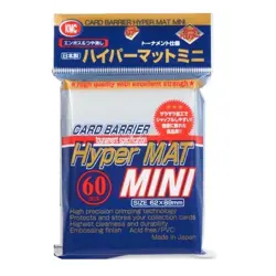 KMC 60 card sleeves deck protectors Mini Hyper Matte Clear New Design Yugioh YGO - Image 1