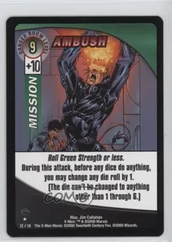 2000 The X-Men Movie Trading Card Game Ambush #22 0f8 - Image 1