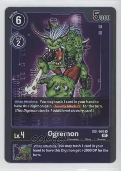 2021 Digimon Card Game - Classic Collection Rare Ogremon #EX1-059 0o6v - Image 1