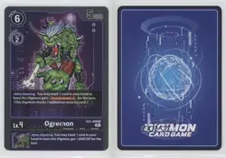 2021 Digimon Card Game - Classic Collection Rare Ogremon #EX1-059 0o6v - Image 3