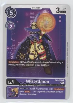 2021 Digimon Card Game - Classic Collection Wizardmon #EX1-057 0o6v - Image 1
