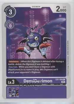 2021 Digimon Card Game - Classic Collection Demidevimon #EX1-056 0o6v - Image 1