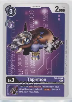 2021 Digimon Card Game - Classic Collection Tapirmon #EX1-055 0o6v - Image 1