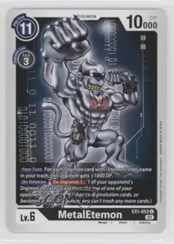 2021 Digimon Card Game - Classic Collection MetalEtemon #EX1-053 0o6v - Image 1