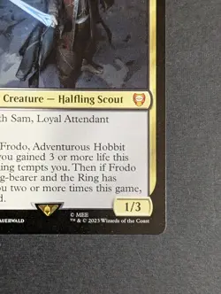 MTG - Frodo Adventurous Hobbit - NM - Lord of the Rings: Tales of Middle Earth - Image 4