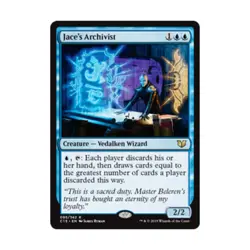 WOTC MTG - Commander 2015 Jace's Archivist (R) EX - Image 1