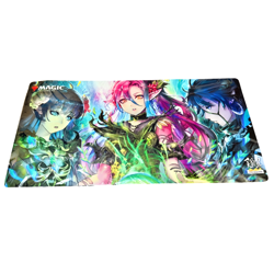 MTG Llanowar Elves Playmat Foil Stamped Japan Official Top Finishers Limited - Image 1