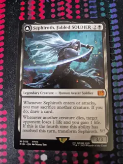 MTG Sephiroth Fabled Soldier 0115 Final Fantasy Mythic - Image 1